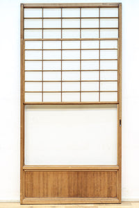 幅870ミリ 風情が深まる大きなガラス面のある雪見障子戸 F8207 在庫2枚