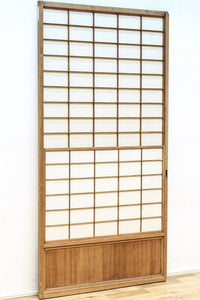 幅870ミリ 風情が深まる大きなガラス面のある雪見障子戸 F8207 在庫2枚