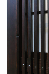 幅923ミリ 繊細な格子の並びが上品な大阪格子戸 F8224 在庫3枚