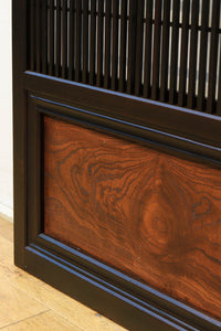 幅923ミリ 繊細な格子の並びが上品な大阪格子戸 F8224 在庫3枚