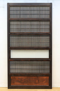 幅923ミリ 繊細な格子の並びが上品な大阪格子戸 F8224 在庫3枚