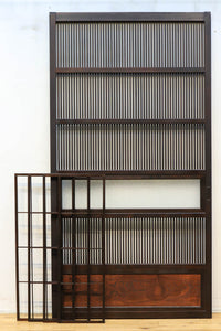 幅923ミリ 繊細な格子の並びが上品な大阪格子戸 F8224 在庫3枚