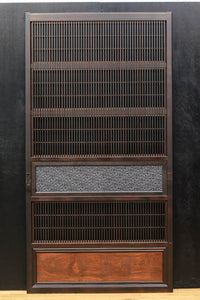 幅923ミリ 繊細な格子の並びが上品な大阪格子戸 F8224 在庫3枚