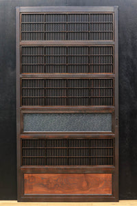 幅923ミリ 繊細な格子の並びが上品な大阪格子戸 F8224 在庫3枚