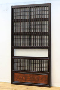 幅923ミリ 繊細な格子の並びが上品な大阪格子戸 F8224 在庫3枚