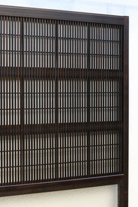 幅923ミリ 繊細な格子の並びが上品な大阪格子戸 F8224 在庫3枚