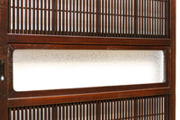 幅922ミリ 上質な欅杢目が美しい大阪格子戸 F8243 在庫1枚