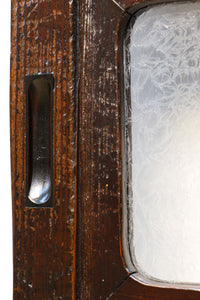 幅922ミリ 上質な欅杢目が美しい大阪格子戸 F8243 在庫1枚