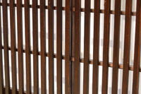 幅922ミリ 上質な欅杢目が美しい大阪格子戸 F8243 在庫1枚