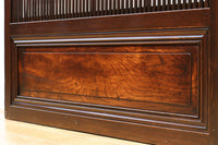 幅922ミリ 上質な欅杢目が美しい大阪格子戸 F8243 在庫1枚