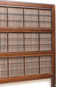 幅922ミリ 上質な欅杢目が美しい大阪格子戸 F8243 在庫1枚