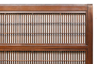 幅922ミリ 上質な欅杢目が美しい大阪格子戸 F8243 在庫1枚