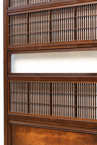 幅922ミリ 上質な欅杢目が美しい大阪格子戸 F8243 在庫1枚