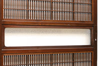 幅922ミリ 上質な欅杢目が美しい大阪格子戸 F8243 在庫1枚