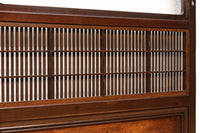 幅922ミリ 上質な欅杢目が美しい大阪格子戸 F8243 在庫1枚