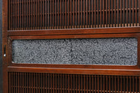 幅922ミリ 上質な欅杢目が美しい大阪格子戸 F8243 在庫1枚