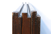 幅922ミリ 上質な欅杢目が美しい大阪格子戸 F8243 在庫1枚