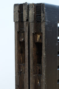 幅925ミリ 平格子が端然と美しく並ぶ全面格子戸 F8304 在庫1枚