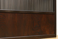 幅890ミリ 繊細格子の並びが引き立つ腰板の低い万本格子戸 F8316 在庫2枚