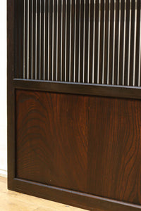 幅890ミリ 繊細格子の並びが引き立つ腰板の低い万本格子戸 F8316 在庫2枚