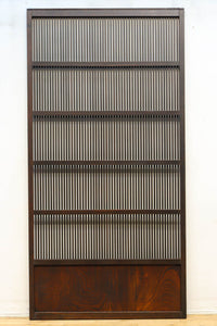 幅890ミリ 繊細格子の並びが引き立つ腰板の低い万本格子戸 F8316 在庫2枚