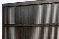 幅890ミリ 繊細格子の並びが引き立つ腰板の低い万本格子戸 F8316 在庫2枚