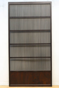 幅890ミリ 繊細格子の並びが引き立つ腰板の低い万本格子戸 F8316 在庫2枚