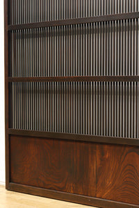 幅890ミリ 繊細格子の並びが引き立つ腰板の低い万本格子戸 F8316 在庫2枚