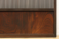 幅890ミリ 繊細格子の並びが引き立つ腰板の低い万本格子戸 F8316 在庫2枚