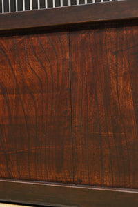 幅890ミリ 繊細格子の並びが引き立つ腰板の低い万本格子戸 F8316 在庫2枚