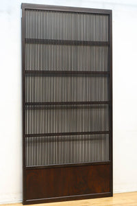 幅890ミリ 繊細格子の並びが引き立つ腰板の低い万本格子戸 F8316 在庫2枚