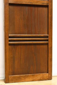 幅349ミリ、高さ1415ミリ 稀少サイズ!! 穏やかな色艶をした格子戸 F8336 在庫1枚