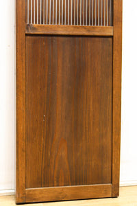 幅349ミリ、高さ1415ミリ 稀少サイズ!! 穏やかな色艶をした格子戸 F8336 在庫1枚