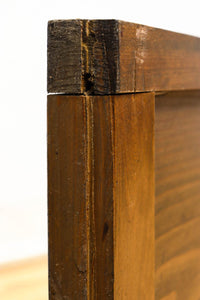 幅349ミリ、高さ1415ミリ 稀少サイズ!! 穏やかな色艶をした格子戸 F8336 在庫1枚