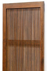 幅349ミリ、高さ1415ミリ 稀少サイズ!! 穏やかな色艶をした格子戸 F8336 在庫1枚