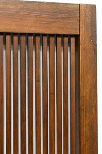 幅349ミリ、高さ1415ミリ 稀少サイズ!! 穏やかな色艶をした格子戸 F8336 在庫1枚