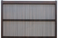 幅900ミリ 腰板の低い変わりデザインの大阪格子戸 F8391 在庫1枚