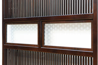 幅900ミリ 腰板の低い変わりデザインの大阪格子戸 F8391 在庫1枚