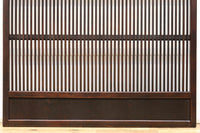 幅900ミリ 腰板の低い変わりデザインの大阪格子戸 F8391 在庫1枚