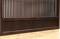 幅900ミリ 腰板の低い変わりデザインの大阪格子戸 F8391 在庫1枚