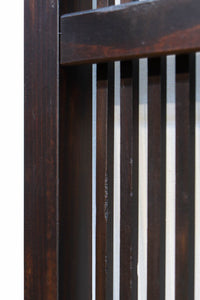 幅900ミリ 腰板の低い変わりデザインの大阪格子戸 F8391 在庫1枚