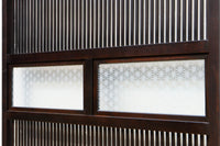 幅900ミリ 腰板の低い変わりデザインの大阪格子戸 F8391 在庫1枚