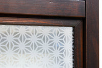 幅900ミリ 腰板の低い変わりデザインの大阪格子戸 F8391 在庫1枚