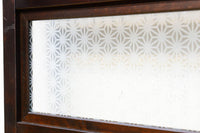 幅900ミリ 腰板の低い変わりデザインの大阪格子戸 F8391 在庫1枚