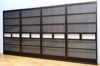 幅900ミリ 腰板の低い変わりデザインの大阪格子戸 F8391 在庫1枚