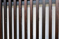 幅900ミリ 腰板の低い変わりデザインの大阪格子戸 F8391 在庫1枚