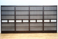 幅900ミリ 腰板の低い変わりデザインの大阪格子戸 F8391 在庫1枚