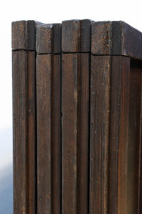 幅900ミリ 腰板の低い変わりデザインの大阪格子戸 F8391 在庫1枚