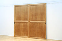 幅904ミリ 温かみのある木地色が素敵な板戸 F8392 在庫2枚