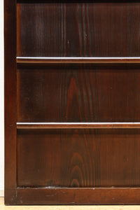 幅938ミリ 縦繁と角麻装飾で格調あるスリガラス入り透かし板戸 F8403 在庫1枚